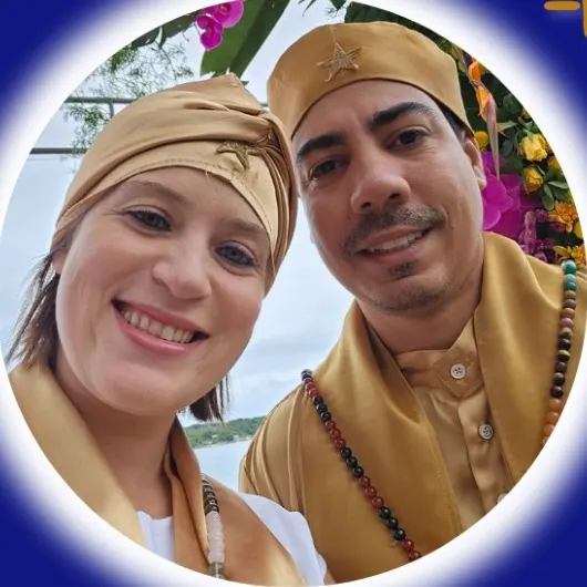Flávia Amorim e Bruno Amorim, sacerdotes do TEUSP