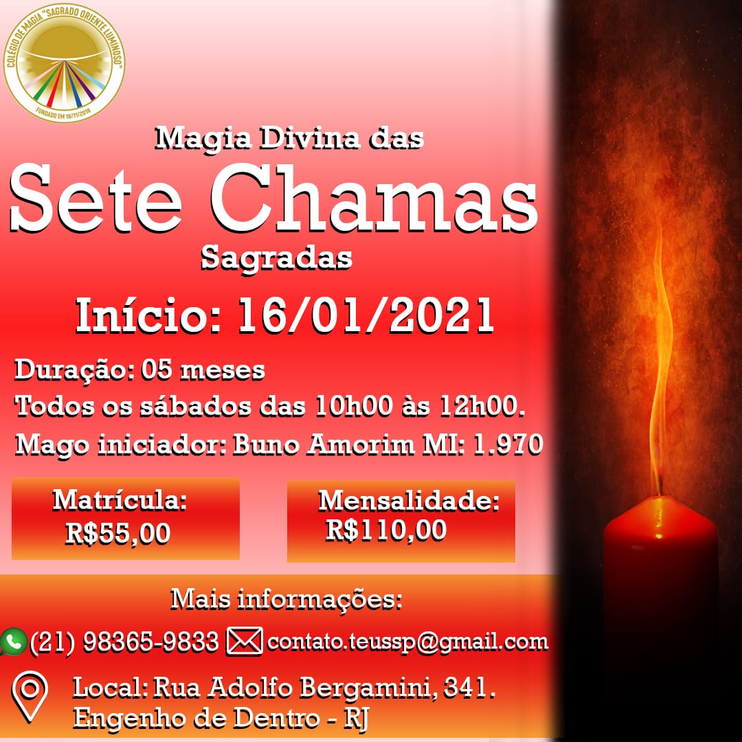 Magia Divina das 7 Chamas Sagradas